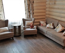 Коттедж стандарт с 2 двуспальными кроватями в Валдай ЭкоКлуб