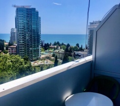 8 этаж с кухней, балкон (вид на море) - Курортный пр.,75/1 в Golden Holiday apartments