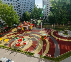 Четырёхместная студия в Квартира Студия в центре рядом с жд вокзалом