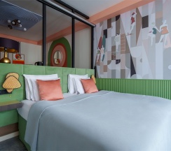 Креативный люкс с двуспальной кроватью в Vasilievsky hotel