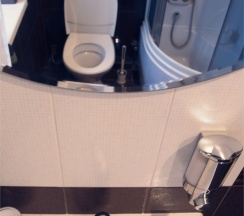 Улучшенный номер с кроватью размера «king-size» (ванная комната вне номера) в Villa a la Russe