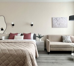 "North Lake" Квартира-студио (Метро Озерки/Просвещения, 10 минут пешком) в Rauktis apartments