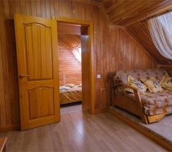 Мансарда с раздельными кроватями в Вертикаль