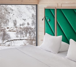 Шале с двуспальной кроватью 1-я линия в Маральник Altai Palace