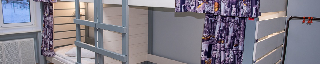 Кровать в смешанном номере с 4 кроватями в Рус-Арена