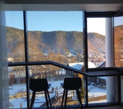 Студия Superior с красивым видом из окна в Baikal Hill Residence