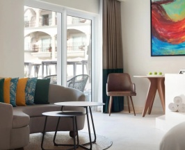 Двухместный полулюкс с видом на бассейн (2 отдельные кровати) в Отель Hyatt Vivid Playa Del Carmen