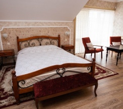 Двухместный номер Deluxe с балконом двуспальная кровать в Серый кот