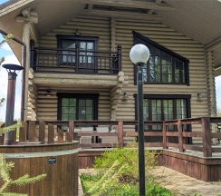 Гостевой дом с горячей купелью и камином в Лепота