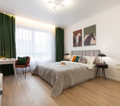 Апартаменты Комфорт с двумя спальнями в Happy House - Люблинская
