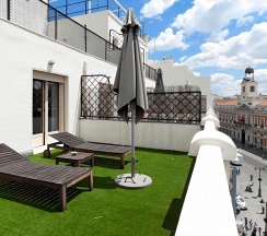 Двухместный номер Terrace Arenal Street 2 отдельные кровати в Hotel Moderno