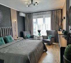 1-комнатные апартаменты улучшенные в Апартаменты Fishing Vilagge Luxe (Рыбная деревня Люкс) на улице Октябрьская 57