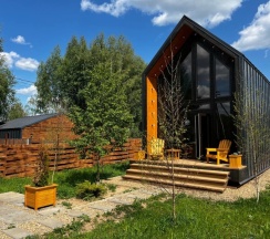 House 1 | Банный чан на территории в Берёзовая роща