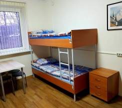Кровать в общем номере в Parkhostel