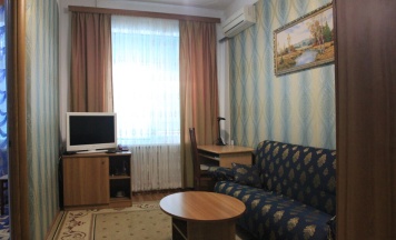 Двухместный полулюкс с красивым видом из окна двуспальная кровать в ПиК