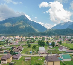 Коттедж Superior с красивым видом из окна в Раш