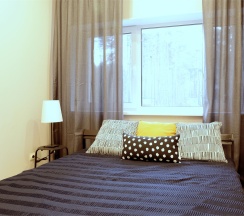 Таунхауз 1 спальней (Всего 1 таунхауз в одноэтажном корпусе из 4 номеров) в Искатель