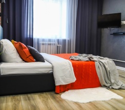 Апартаменты Superior с красивым видом из окна в Апартаменты «Home Vita» стильные, просторные, красивый вид из окна