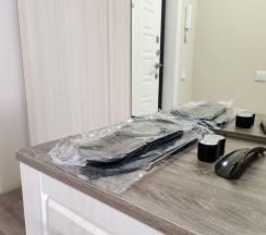 Апартаменты студия Курыжова 32 в Runway Apartments на улица Курыжова 32