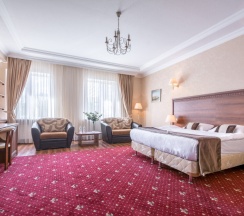 Двухместный семейный полулюкс с видом на город двуспальная кровать в Театр