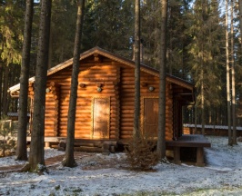 Дом у пруда с баней в Охотничьи сезоны