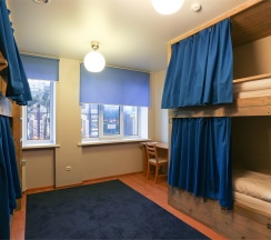 Кровать в шестиместном номере для женщин в Kdhostel