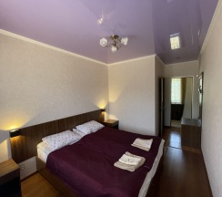 Двухместный номер Standard № 1 с видом на горы двуспальная кровать в Ёлка и камин