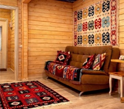 Двухместный комфорт с общей террасой и видом на горы | 2 этаж в Hayat Haus