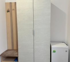 Номер с двумя односпальными кроватями и балконом в Киви