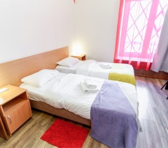 Двухместный номер с двумя раздельными кроватями удобства на блок в ГородОтель