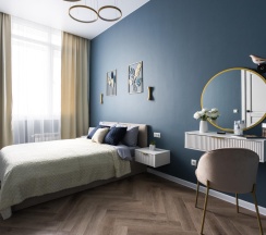 3-местные 2-комнатные апартаменты люкс с 1 двуспальной кроватью в Hugge Place