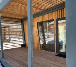 Коттедж улучшенный с 1 двуспальной кроватью в Карлен