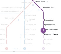 1-комнатные апартаменты улучшенные Гарден Вью, этаж 14 в «Едем в Питер» - Апартаменты СОФИЯ на Южном шоссе, д.49/2