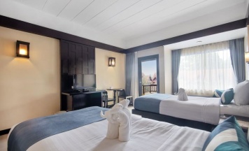 Двухместный номер Pool Access Superior 2 отдельные кровати в Diamond Cottage Resort & Spa