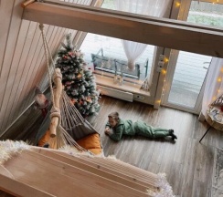 Шалаш в Лиса в шалаше