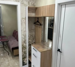 Двухместные апартаменты c 1 комнатой с балконом (двуспальная кровать) в Квартира Уютная однокомнатная с новым ремонтом в историческом цeнтpe города Пcкoва