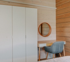 Барнхаус Люкс с банным чаном в Лес&Сад