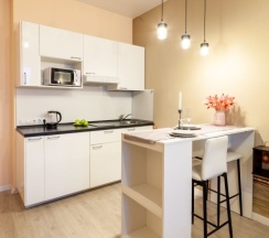 Студия люкс с кроватью king size в Pulkovo Apart