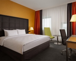 Номер стандарт с 1 двуспальной кроватью в Airportcity Plaza St. Petersburg