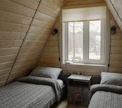 A-FRAME Dream House на первой линии с большой террасой, гриль зоной и банным чаном в Dream House