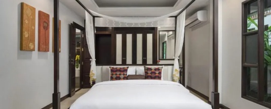 Двухместная вилла Jacuzzi c 1 комнатой двуспальная кровать в Anyavee Tubkaek Beach Resort