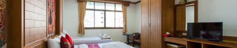 Двухместный семейный номер Standard 2 отдельные кровати в Magnific Guesthouse Patong