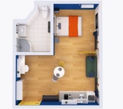 Stylish Studio Deluxe Arbat в Axis.Moscow Arbat