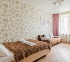 2-комнатные апартаменты улучшенные в центре на 6 сп.мест (4 раздельных) в RentAp (РентАп) на улице Николая Смирнова 7
