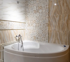 Двухместный номер в избе с 2 комнатами с красивым видом из окна двуспальная кровать в Вкс