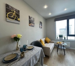 1-комнатные апартаменты улучшенные Бульвар Ибрагимова 90/2-109 в Sutki Ufa