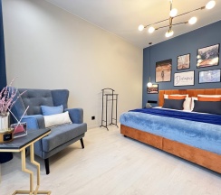 1-комнатные апартаменты студия LUXURY APARTMENTS ВОЗЛЕ ТРЦ АУРА в Сутки как дома на улице Шевченко