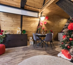 Aframe Luxe Black | Банный чан на территории в Берёзовая роща