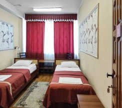 Кровать в 2-местном общем номере в Smart Hotel KDO Миасс