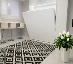 1-комнатные апартаменты с 1 двуспальной кроватью, 28.8 м², цокольный этаж в Апартаменты на Ветеранов